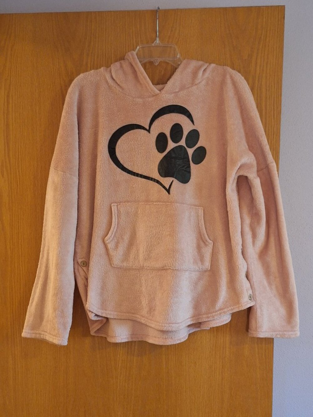 Woman's Hoodie - Paw Print/Heart on Front